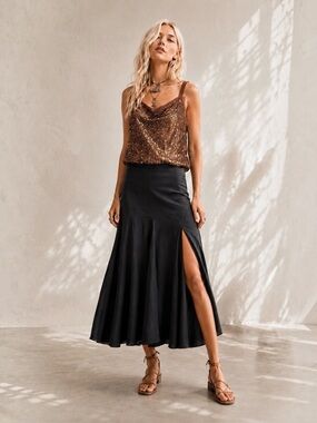 NEW, Free People Shimmer & Shine Bodysuit in Sunset Sequins, Women’s XS